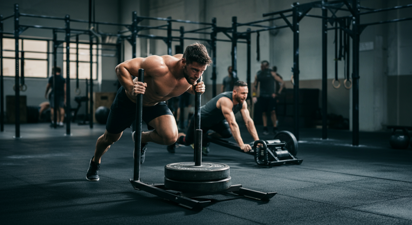 Sled Push: Guia Definitivo Hyrox 2026 (Técnica e Treino)