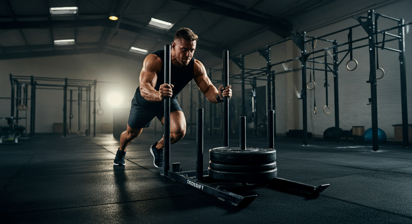 Sled Pull Hyrox 2026: O Guia Definitivo da Postura Perfeita