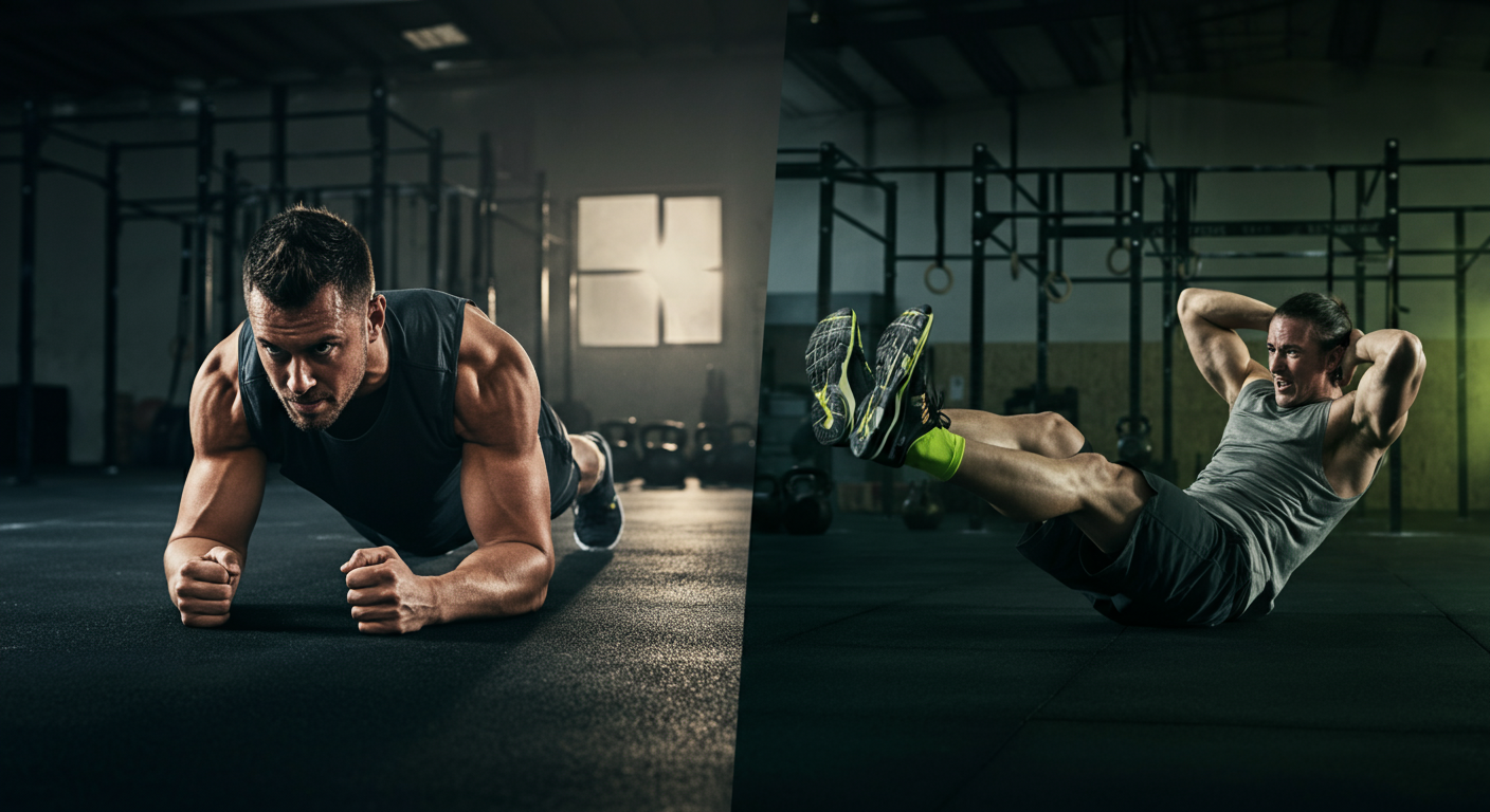 Prancha ou Abdominal: O Guia Definitivo do Core para Hyrox 2026