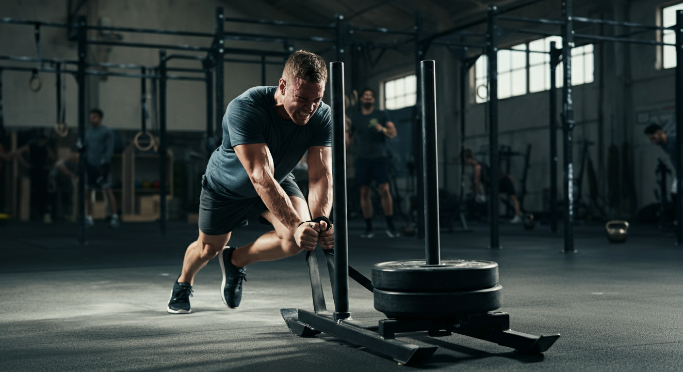 Sled Pull Hyrox 2026: O Guia Definitivo Para Dominar o Trenó