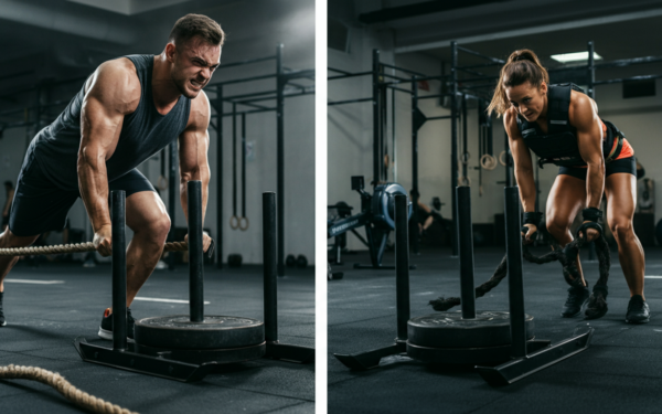 Comparativo: Cordas vs Colete no Sled Pull (Gaste Menos!)